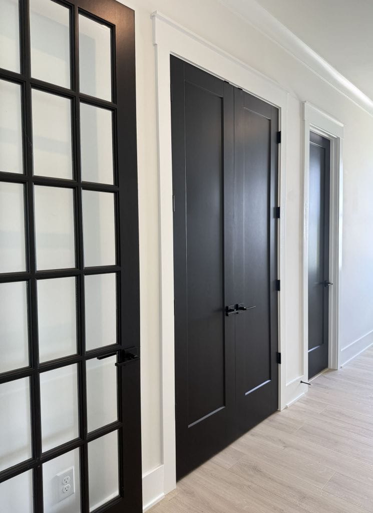 Interior door and trim carpentry installed by Heavin Trim Carpenters