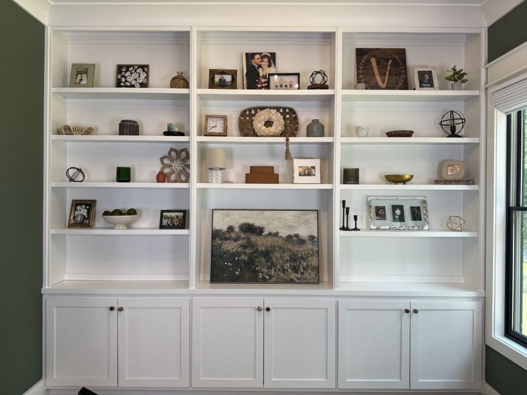 Custom millwork built by Heavin Trim Carpenters