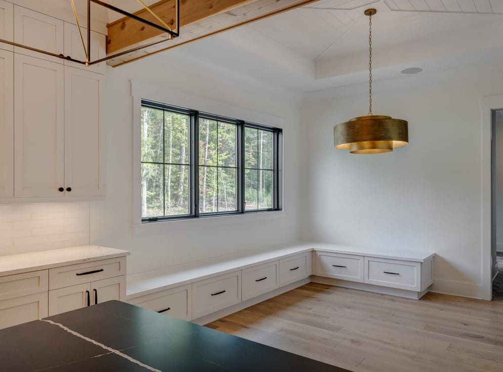 Custom millwork built by Heavin Trim Carpenters