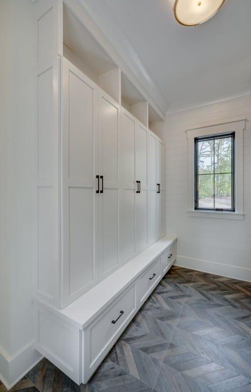 Custom millwork built by Heavin Trim Carpenters