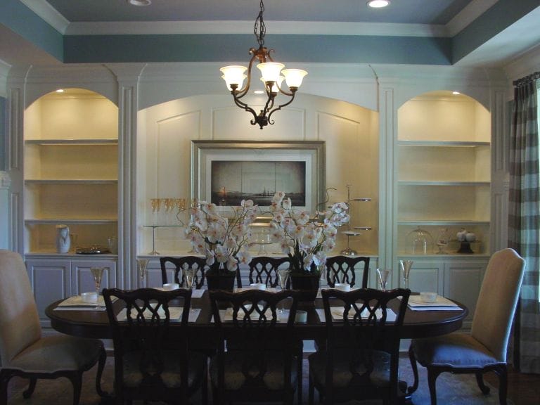 Custom millwork built by Heavin Trim Carpenters