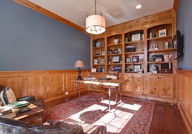 Custom millwork built by Heavin Trim Carpenters