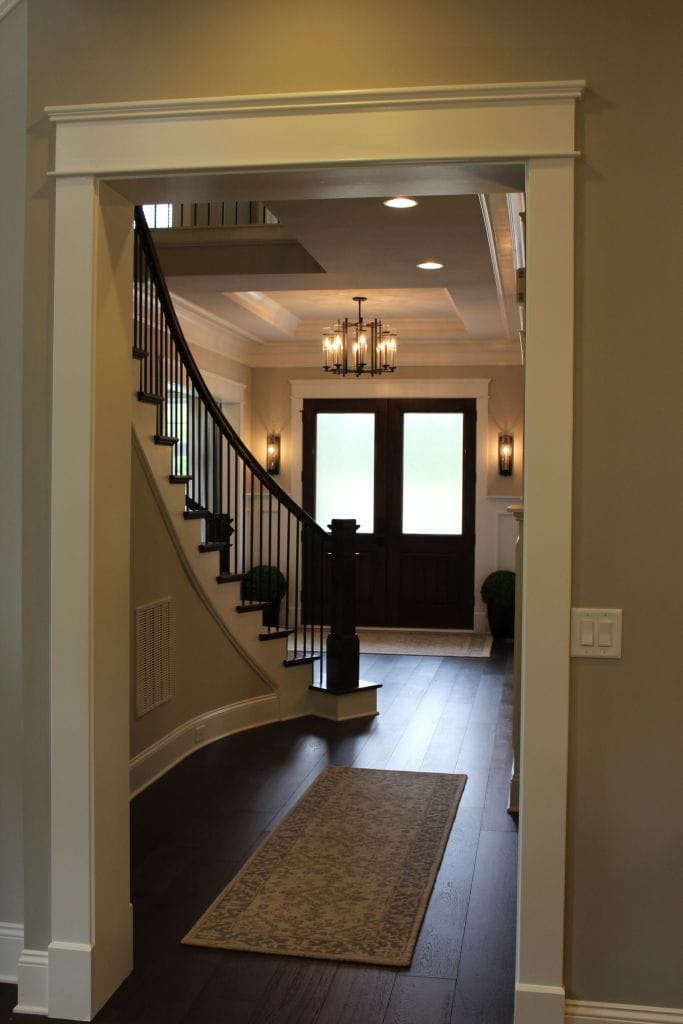 Stair and railing carpentry by Heavin Trim Carpenters