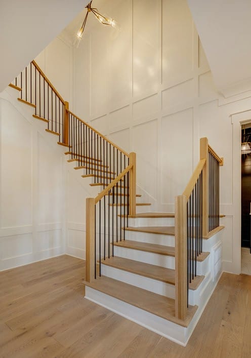 Stair and railing carpentry by Heavin Trim Carpenters